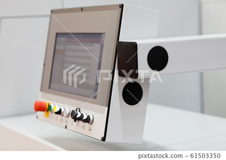 control console of a modern computer-aided machine control console of a modern computer-aided machine 61503350