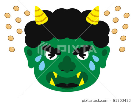Illustration: Oni Oni Setsubun Bean Maki Material Facial Expression Face Green Demon Midorioni Green Midori (with Vector) Illustration: Oni Oni Setsubun Bean Maki Material Facial Expression Face Green Demon Midorioni Green Midori (with Vector) 61503453