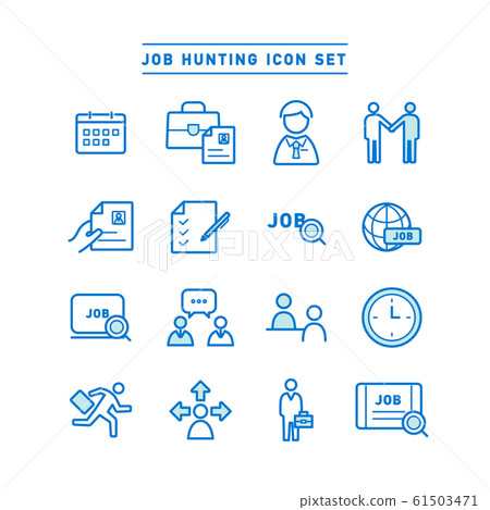 job hunting, icon, icons 61503471