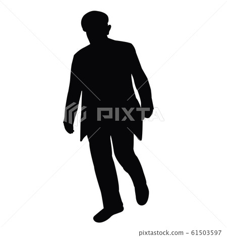 a man body silhouette vector - Stock Illustration [61503597] - PIXTA