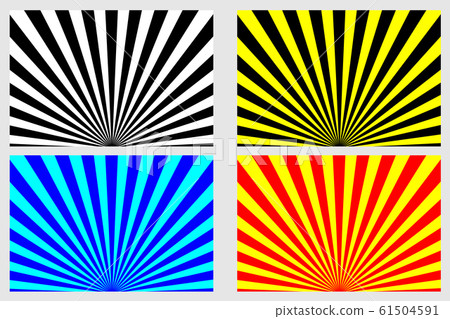 Rays - abstract striped background - Stock Illustration [61504591] - PIXTA