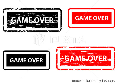 Game Over rubber stamp - Stock Illustration [61505349] - PIXTA