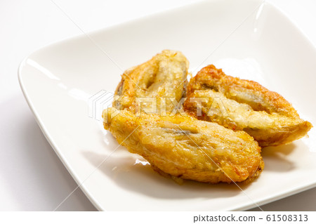 Deep-fried blowfish (mafugu). 61508313