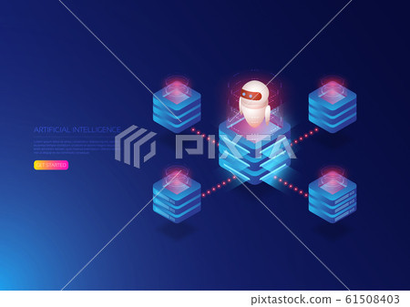 Ai technology isometric - Stock Illustration [61508403] - PIXTA