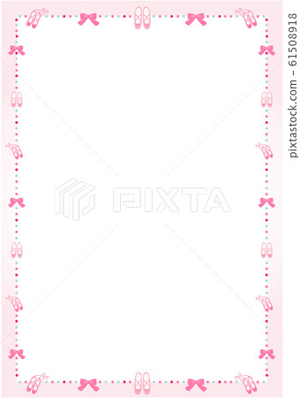 Ballet, ribbon, frame, background material - Stock Illustration ...