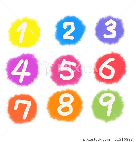 Number icon illustration Number icon illustration 61510888