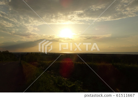 View of dusk from the road leading to heaven View of dusk from the road leading to heaven 61511667