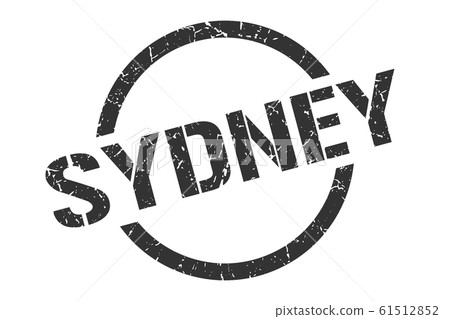 Sydney stamp. Sydney grunge round isolated sign Sydney stamp. Sydney grunge round isolated sign 61512852