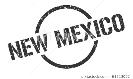 New Mexico stamp. New Mexico grunge round isolated - Stock Illustration