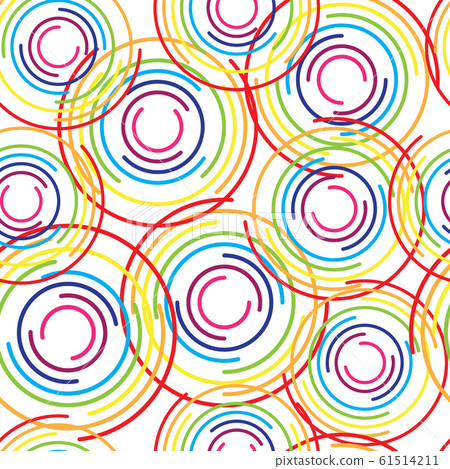 Abstract background with bright rainbow colorful lines 61514211