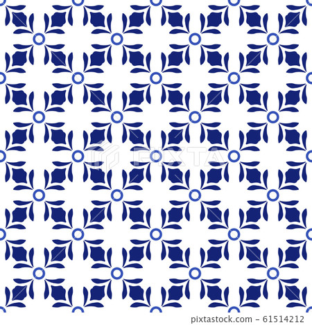 Azulejos portuguese traditional ornamental tile 61514212