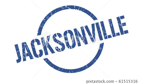 Jacksonville stamp. Jacksonville grunge round - Stock Illustration ...