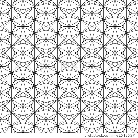 Seamless traditional Japanese geometric ornament Seamless traditional Japanese geometric ornament 61515557
