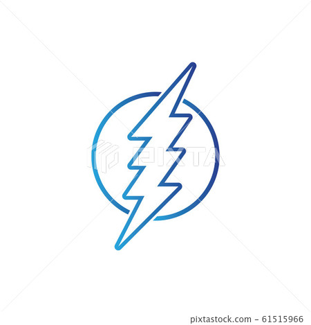 Lightning bolt flash thunderbolt icons vector Lightning bolt flash thunderbolt icons vector 61515966