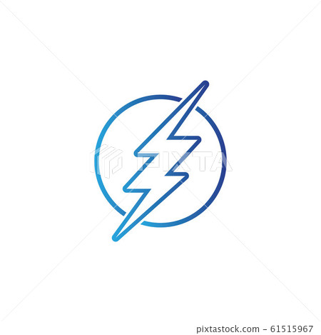 Lightning bolt flash thunderbolt icons vector Lightning bolt flash thunderbolt icons vector 61515967