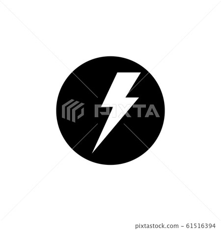 Lightning bolt flash thunderbolt icons vector Lightning bolt flash thunderbolt icons vector 61516394