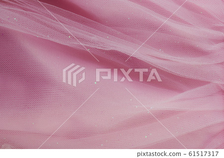 Pink tulle texture Pink tulle texture 61517317