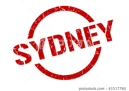 Sydney stamp. Sydney grunge round isolated sign Sydney stamp. Sydney grunge round isolated sign 61517760