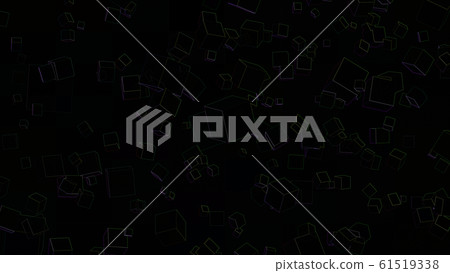 CG正方形由許多正方形組成的幾何背景 61519338