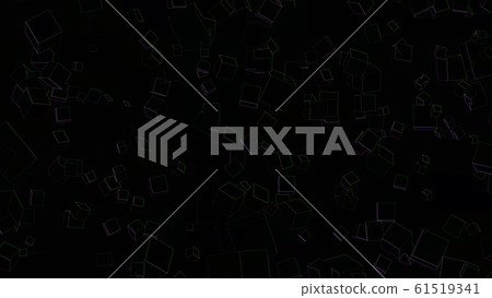 CG square Geometric background composed of many squares 61519341