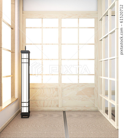 Idea of Mock up Empty room wooden japanese 61520712