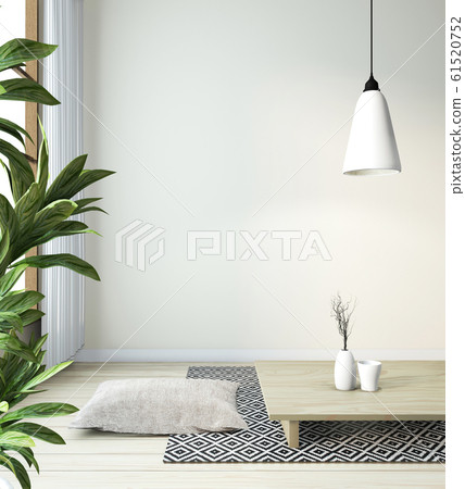 Idea of Japanese living room with lamp, frame Idea of Japanese living room with lamp, frame 61520752