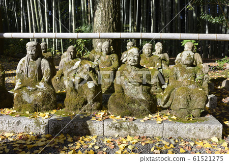 Akayama Zenin Arhat and Stone Buddha 61521275