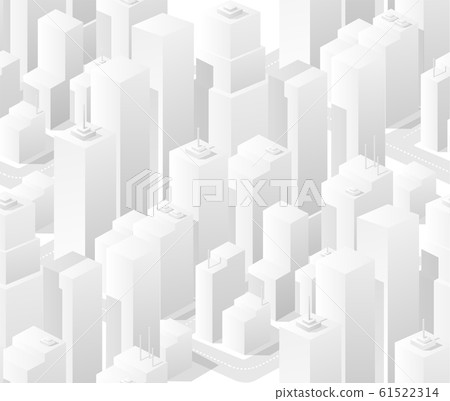 Seamless background city urban cityscape 61522314