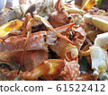 Close up Steamed blue crab seafood Thailand 61522412