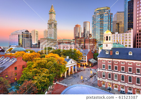 Boston, Massachusetts, USA Downtown Skyline Boston, Massachusetts, USA Downtown Skyline 61523387