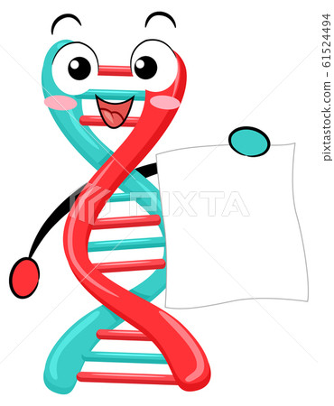 Mascot Dna Test Result Paper Illustration Stock Illustration