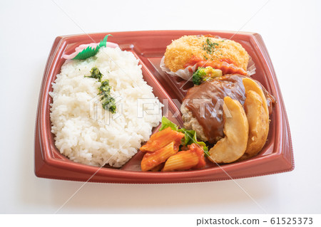 Supermarket hamburger box lunch 61525373