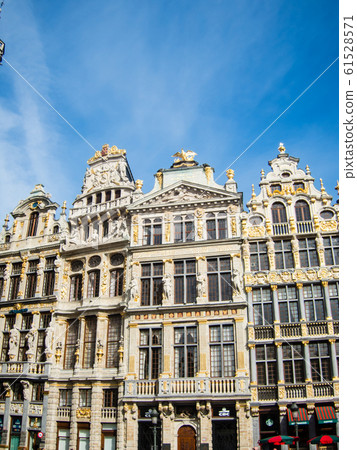Historic stone building on the Grand Place in Brussels Historic stone building on the Grand Place in Brussels 61528571