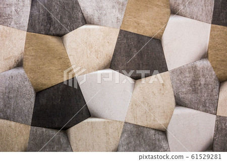 Abstract vinyl floor with rumpled futuristic polygonal geometric surface, 3d background. Abstract vinyl floor with rumpled futuristic polygonal geometric surface, 3d background. 61529281