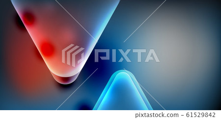 Triangle abstract background, shadow line design template. Vector Illustration For Wallpaper, Banner, Background, Card, Book Illustration, landing page 61529842