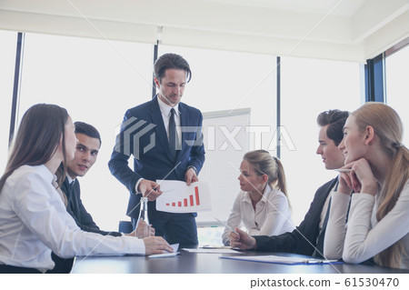 Presentation at office Presentation at office 61530470