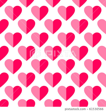 heart seamless pattern love valentine day romantic - Stock Illustration ...
