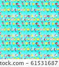 Abstract seamless pattern with flying colored 61531687