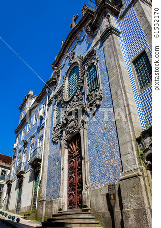 The historical Church of Ordem do Terco built in 1759 in Porto city 61532170