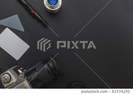 Photographer workplace with dslr camera system, Photographer workplace with dslr camera system, 61534293