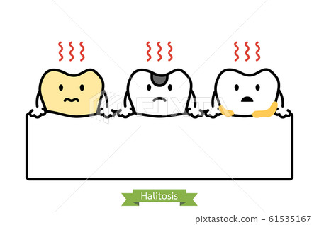 set of tooth is halitosis or bad breath set of tooth is halitosis or bad breath 61535167