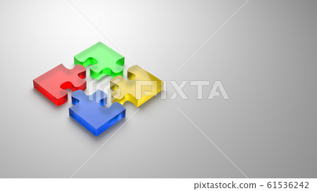 Puzzle Cooperation Concept Puzzle Cooperation Concept 61536242