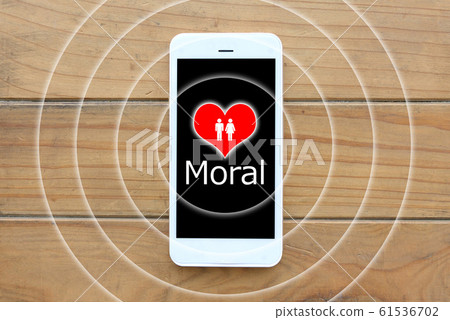 Moral image of smartphone 61536702
