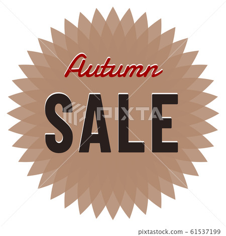 Autumn sale mark Autumn sale mark 61537199