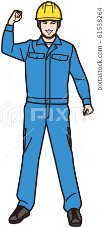 Men in cut-out helmets (whole body) Men in cut-out helmets (whole body) 61538264
