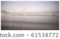 Sunrise and dawn of Busan Gwangan Bridge 61538772
