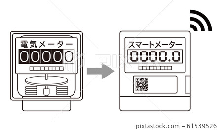 電錶智能電錶介紹圖標圖矢量 61539526