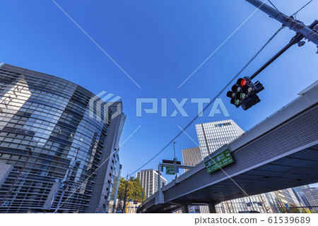 Tameike交叉路六本木街和高速公路立交橋的風景 61539689