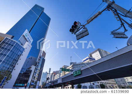 Tameike交叉路六本木街和高速公路立交橋的風景 61539690