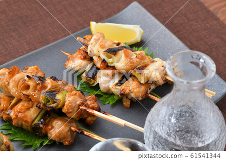 Yakitori, Yakitori, Yakitori, Yakitori, Assortment of 3 types, Izakaya / Sake image. Yakitori, Yakitori, Yakitori, Yakitori, Assortment of 3 types, Izakaya / Sake image. 61541344